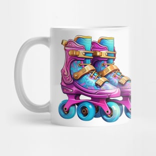 90s Retro Roller Skates Mug